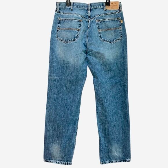 Orvis Straight Leg Jeans in Blue Wash Men’s 36/32 - Picture 4 of 9